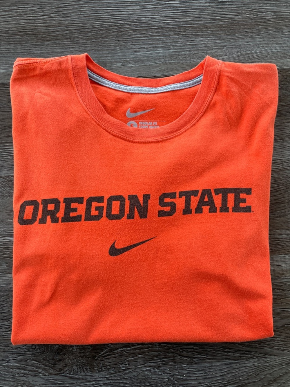 Nike Orange Oregon State Graphic Tee Men’s Small Short Sleeve